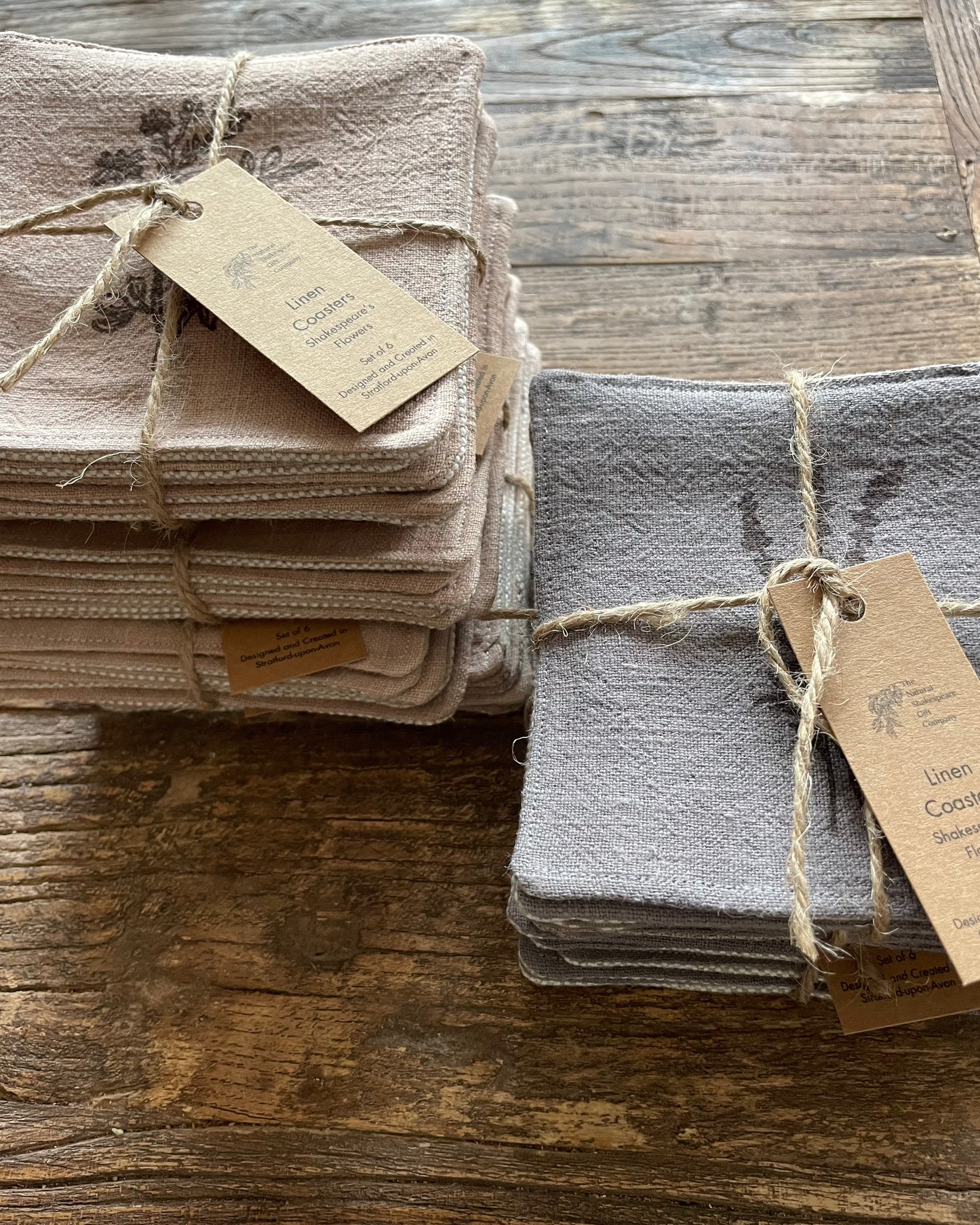 Coasters Set: Lavender