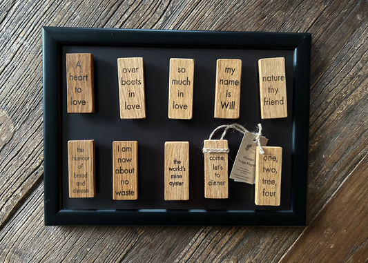 Wooden Fridge Magnet: Oak