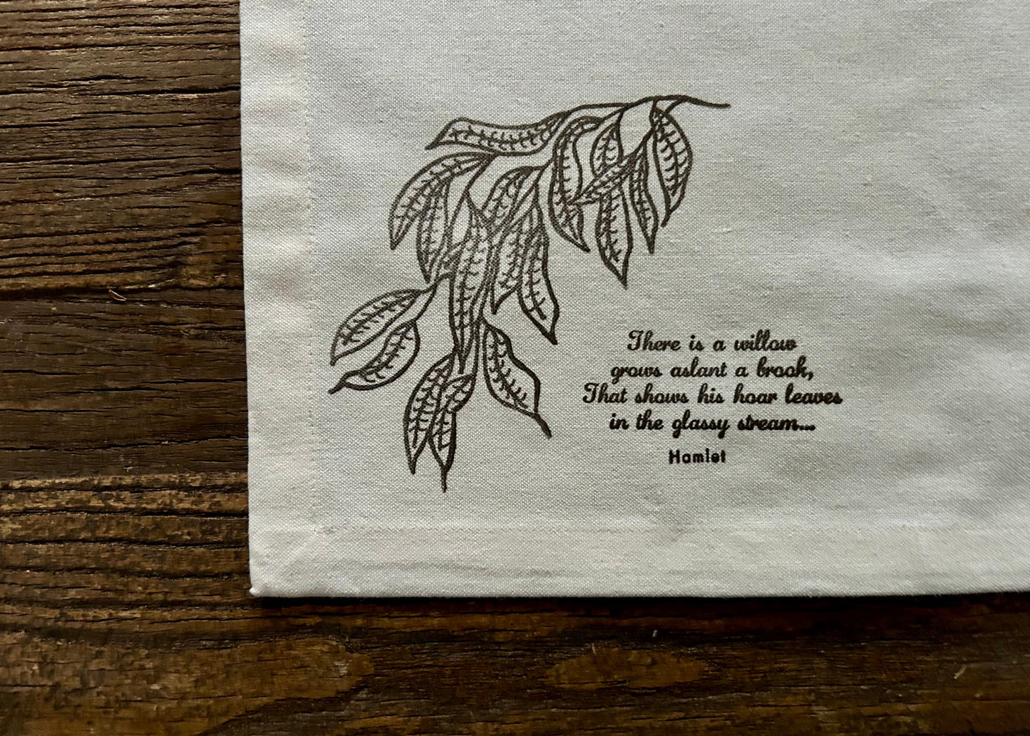 Organic Cotton Napkin Set: Ophelia (Willow and Rosemary)